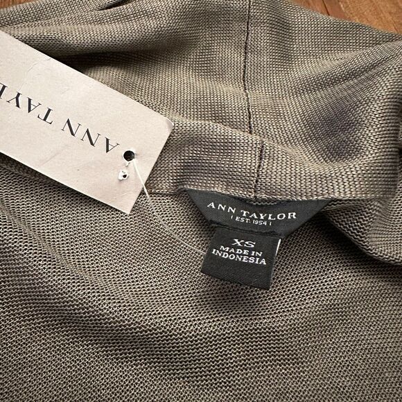 Ann Taylor Rayon Open Front Cardigan Sweater Women’s Size XS NWT - Picture 7 of 8
